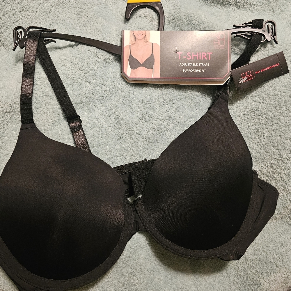 No Boundaries T-Shirt Bra (36D) NWT